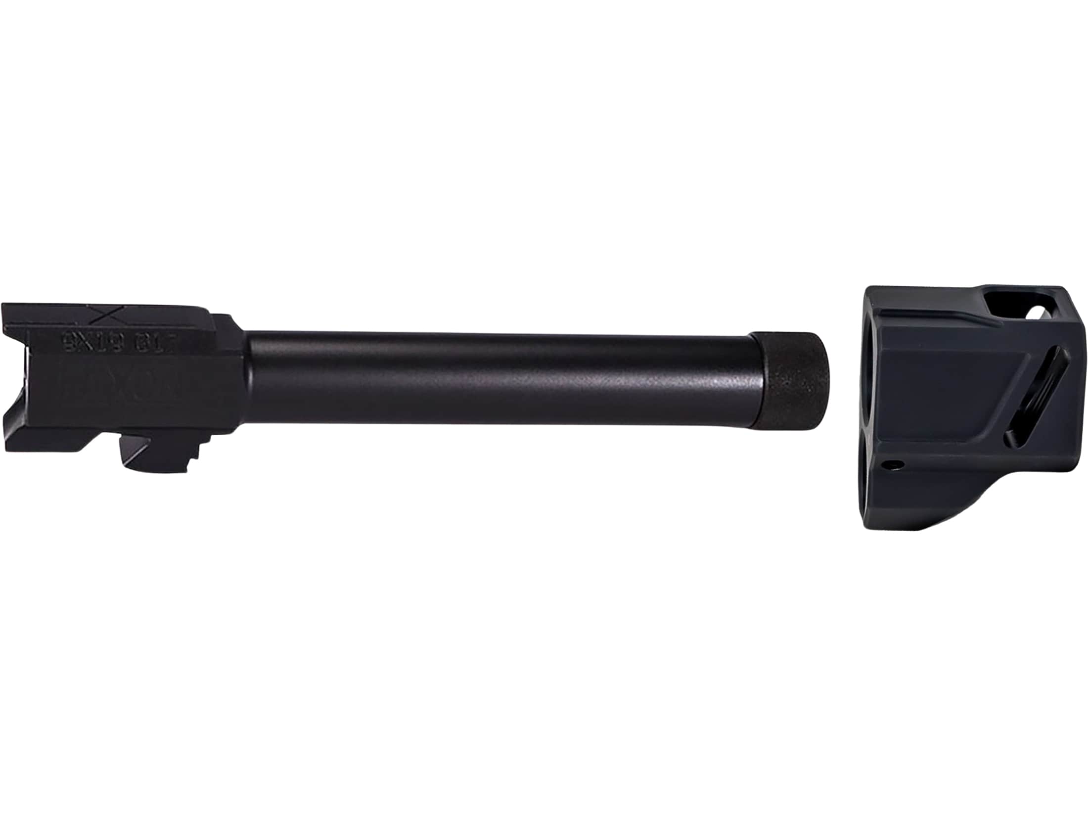 Faxon Duty Series Threaded Barrel for Glock 17 with EXOS-543 Compensator Black