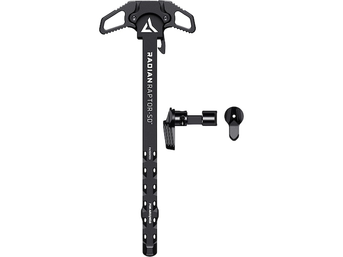 Radian Raptor-SD AR-15 Ambidextrous Charging Handle & Talon 45/90 Ambi Safety Black