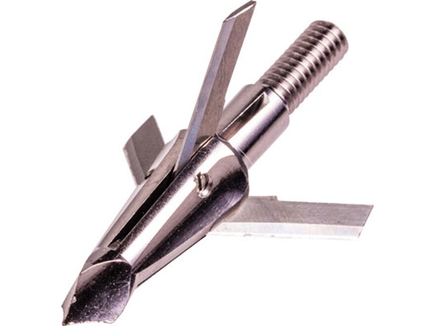 Rocket Broadheads Steelhead Mechanical Broadhead 100 Grain Steel 3PK