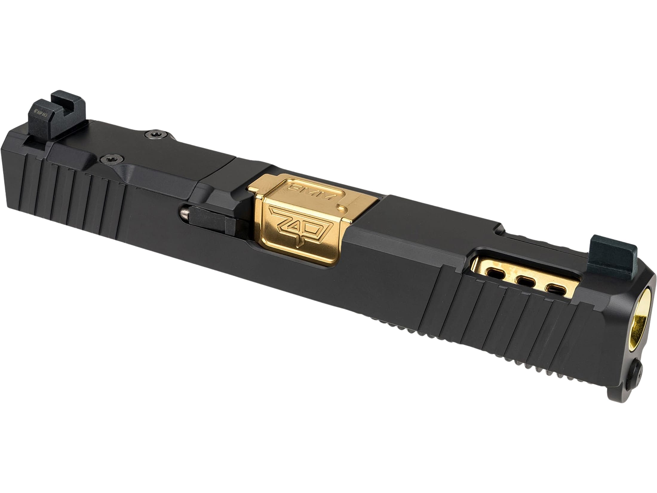 Zaffiri Precision ZPS3 Complete Ported Slide Glock 43x RMSc Cut Black