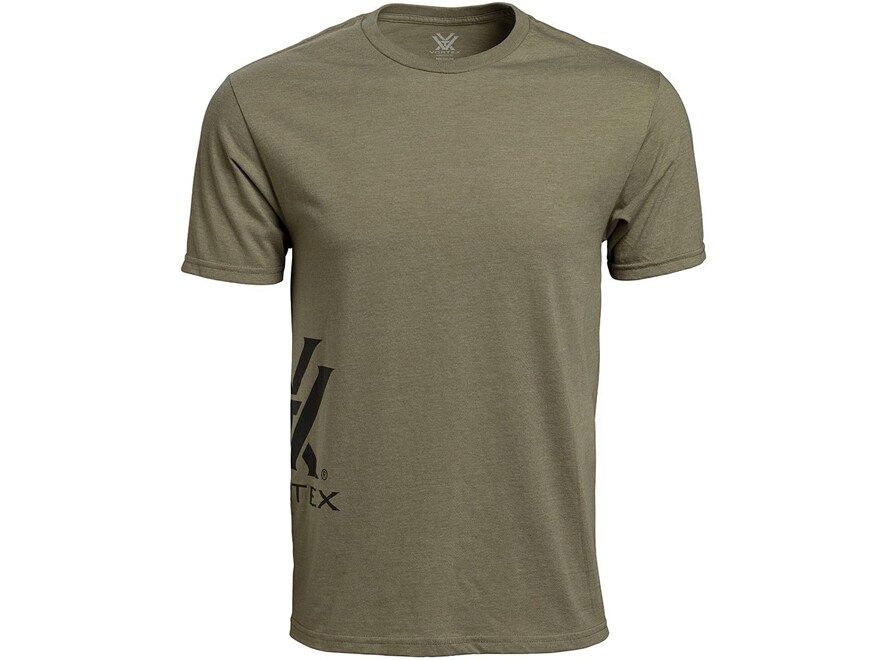 Vortex Optics Men's Side Logo Short Sleeve T-Shirt Cotton/Poly Olive