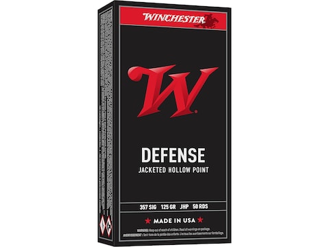Winchester USA Ammunition 357 Sig 125 Grain Jacketed Hollow Point