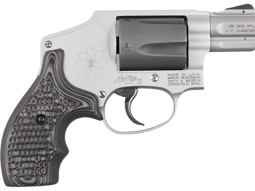 Hogue Bantam Grips for S&W J-Frame Round Butt G10 Piranha Black