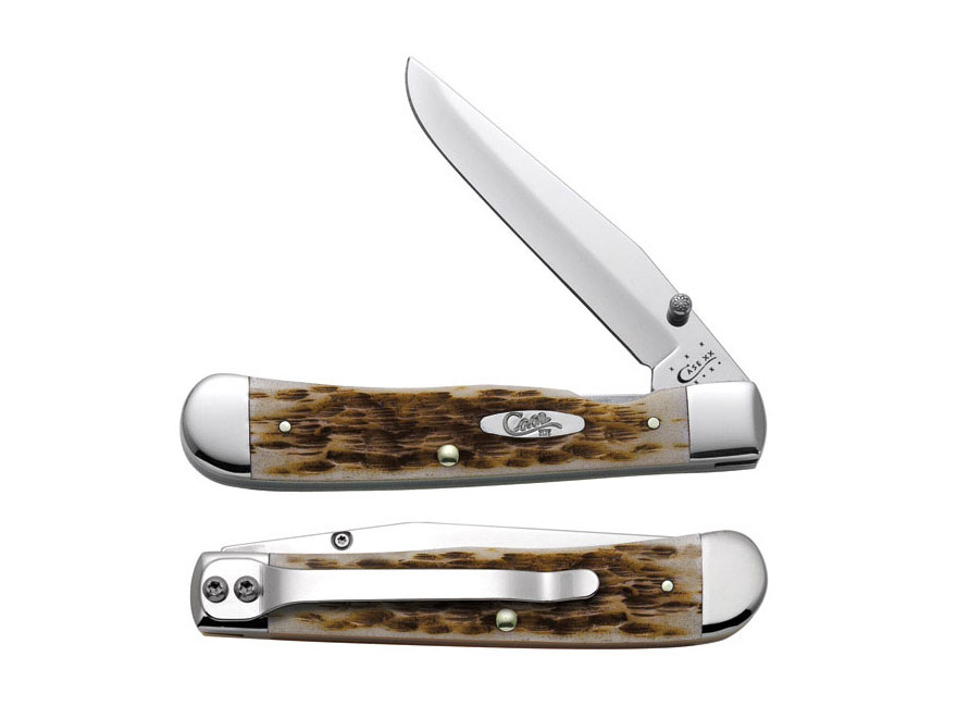 Case Trapperlock Folding Knife 41/8 Clip Point Chrome Vanadium Blade