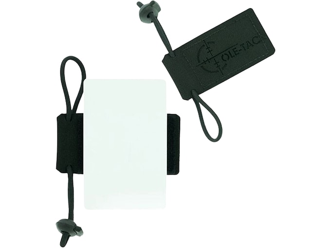 Cole-Tac Cheat Sheet V2 Scope Mounted DOPE Chart Reader Black