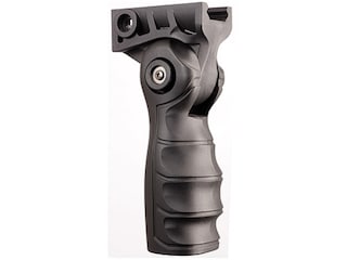 Advanced Technology Vertical Foregrip 3-Position Folding Fits Picatinny Rail Polymer Black