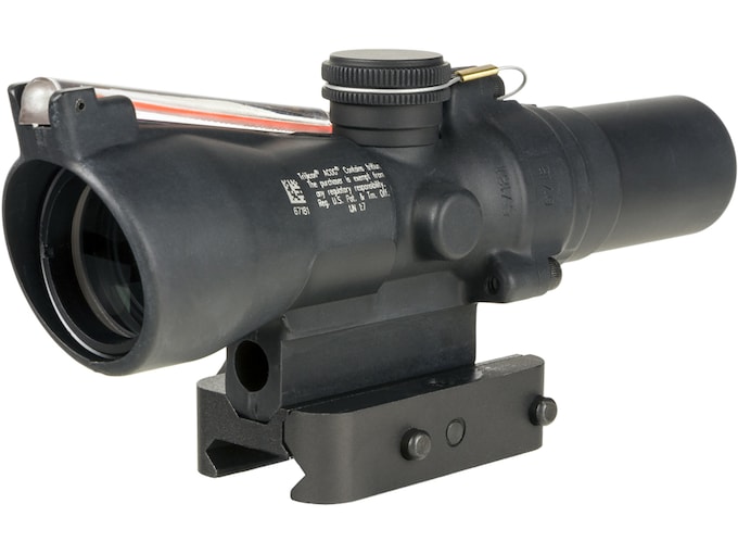 Trijicon ACOG TA45 Compact Rifle Scope 1.5x 24MM Dual-Illuminated Red Crosshair Reticle Q-LOC Mount Matte Black