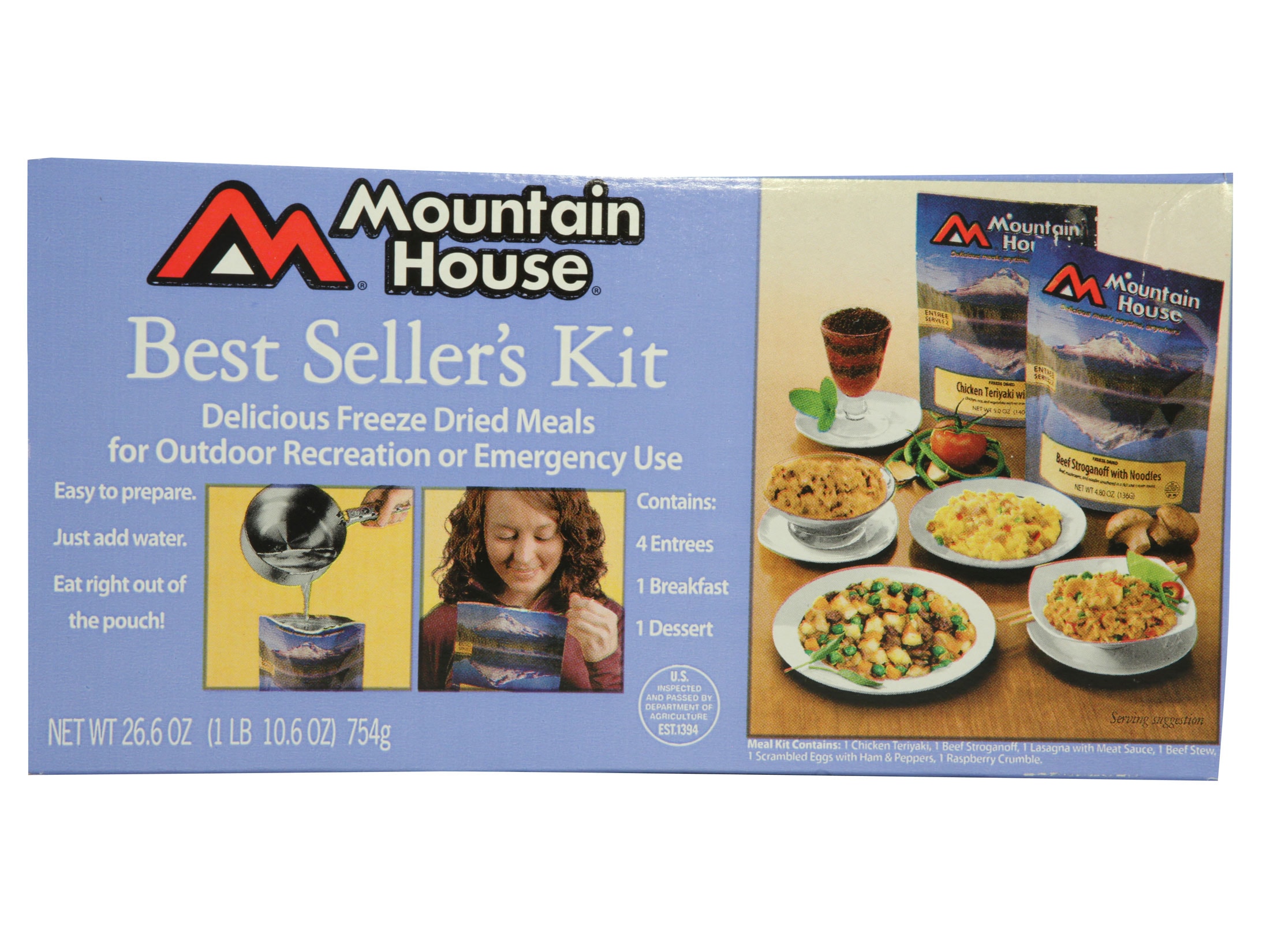 Mountain House Best Sellers Freeze Dried Food Kit