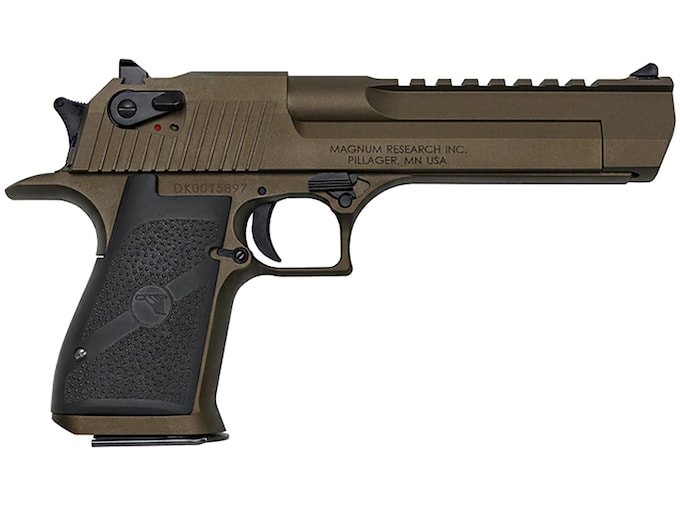 Magnum Research Desert Eagle Mark XIX 44 Remington Magnum Pistol 6″ Barrel 8+1 Round Burnt Bronze Slide Black Grip Burnt Bronze Frame