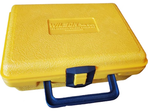 L.E. Wilson Case Trimmer Kit Storage Box Plastic Yellow