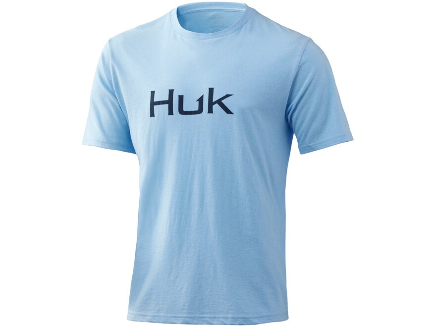 Huk Men's Logo T-Shirt Heather Moss Large