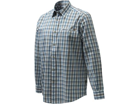 Beretta Men's Trail Button-Up Long Sleeve Shirt Cotton