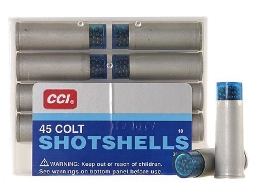 CCI Shotshell Ammo 45 Colt (Long Colt) 150 Grain 9 Shot Box of 10