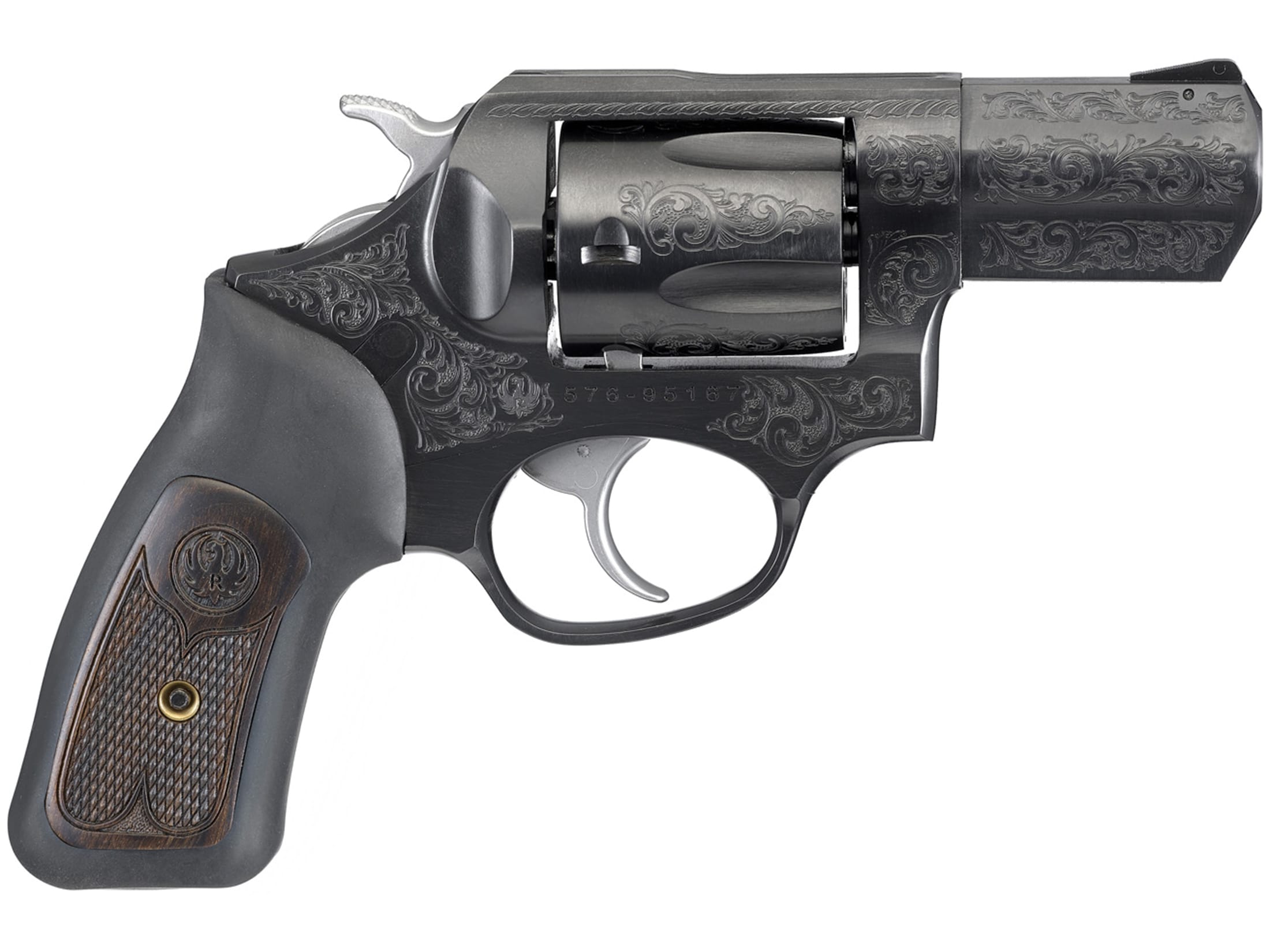 Ruger Sp101 Revolver 357 Mag 225 Barrel 5 Round Engraved Blued Black 6252