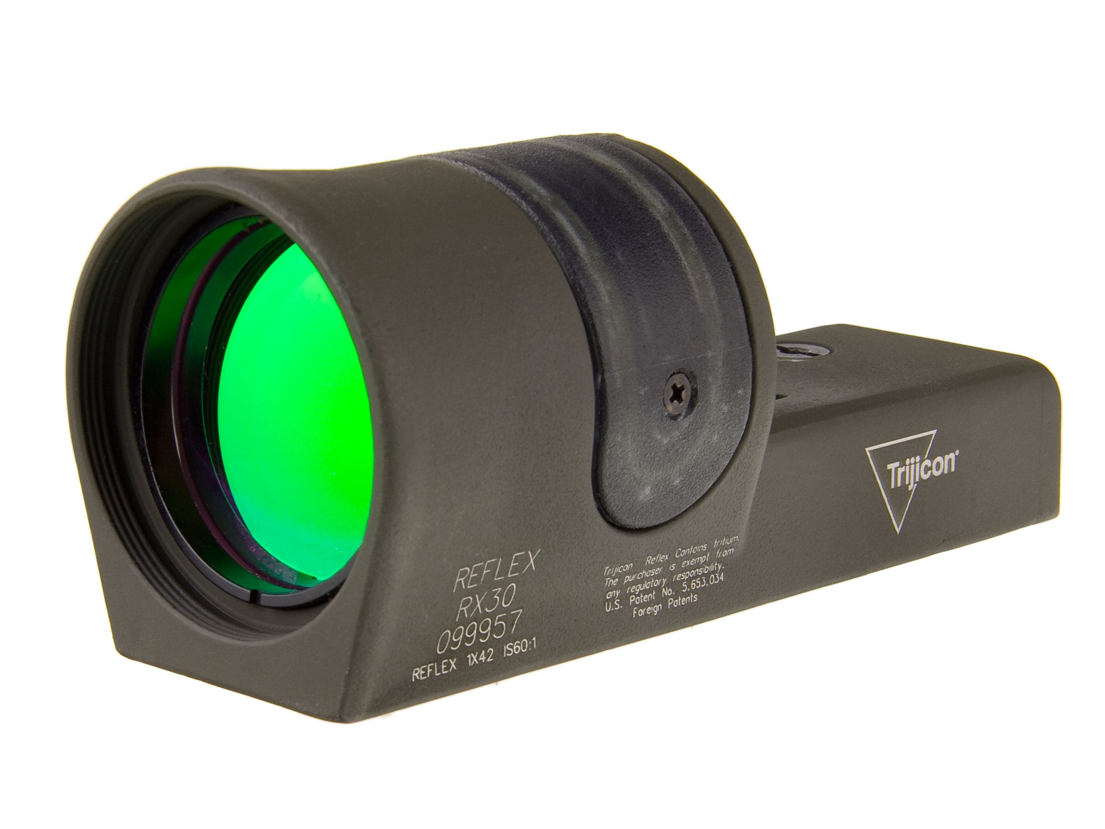 Trijicon RX30-C Reflex Sight 1x 42mm 6.5 MOA Dual-Illuminated Amber