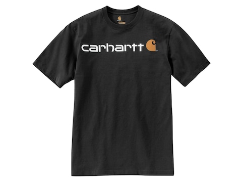 Carhartt Men's Signature Logo Short Sleeve T-Shirt Cotton