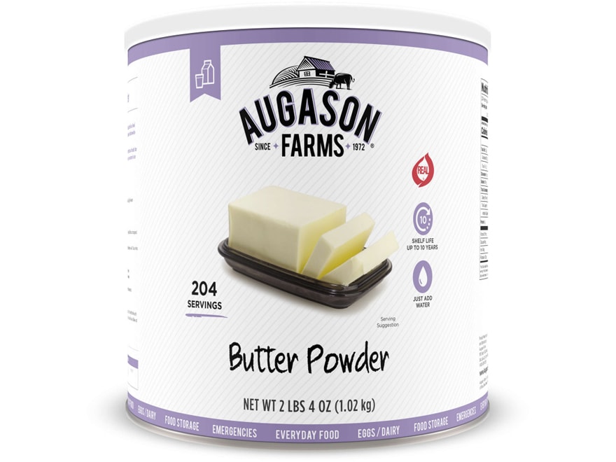 Augason Farms Dehydrated Butter Powder 2.25 lbs #10 Can