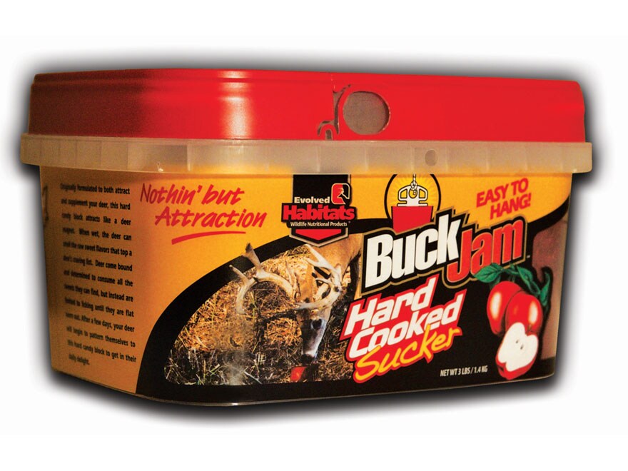 Evolved Habitats Buck Jam Hard Cooked Sucker Deer Attractant Block 3