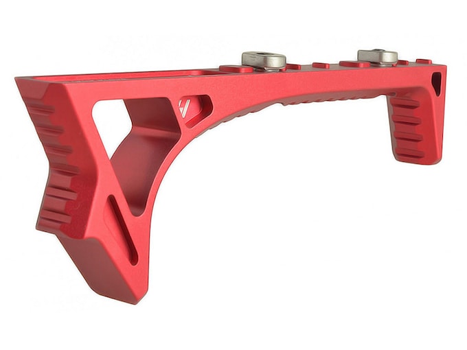 Strike Industries LINK Curved KeyMod, M-LOK AR-15 Foregrip Aluminum Red
