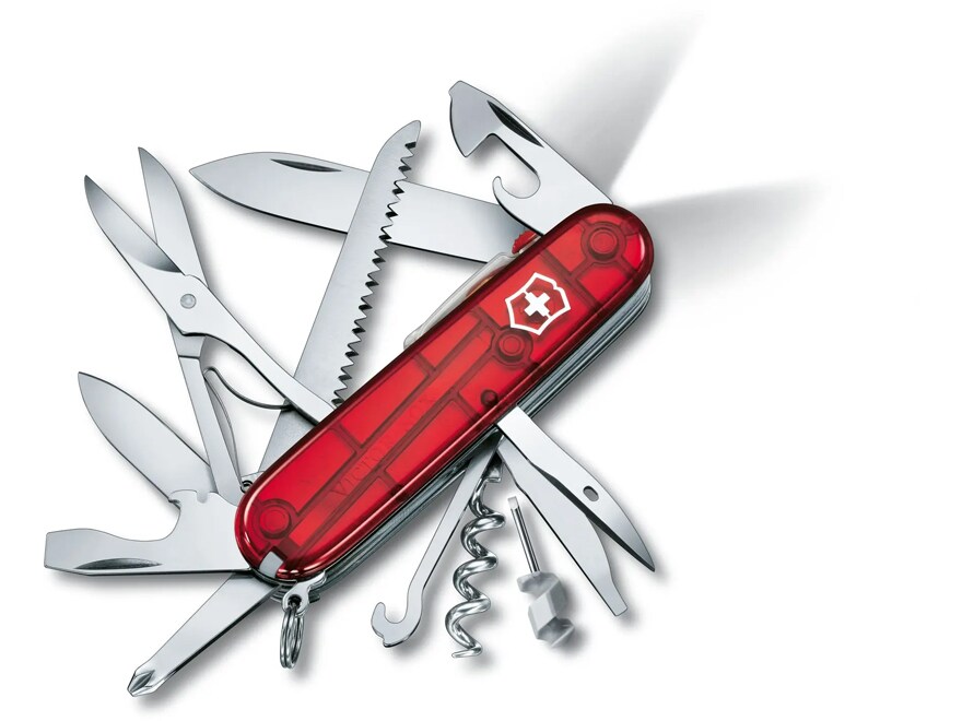 Victorinox Swiss Army Huntsman Lite Pocket Knife Drop Point SS