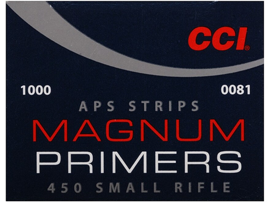 CCI Small Rifle APS Mag Primers Strip #450 Box of 1000 (40 Strips of