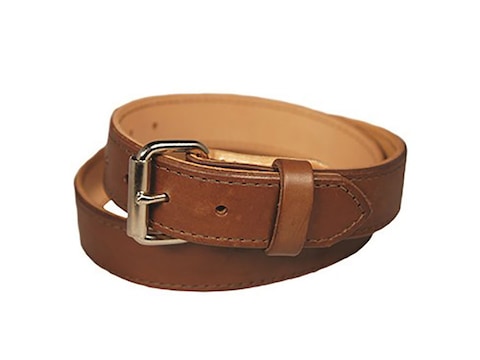 CrossBreed Classic Gun Belt 1-1/2 Leather Nickel Buckle Black 42