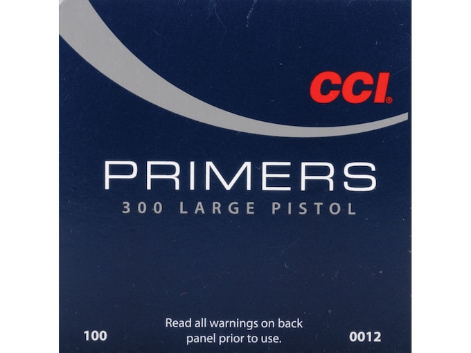 CCI Large Pistol Primers #300 Box of 1000 (10 Trays of 100)