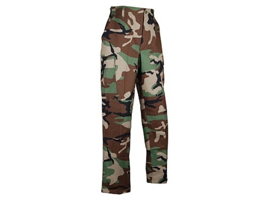 Tru Spec Bdu Pants 100 Cotton Ripstop Woodland Camo Medium Regular 31 