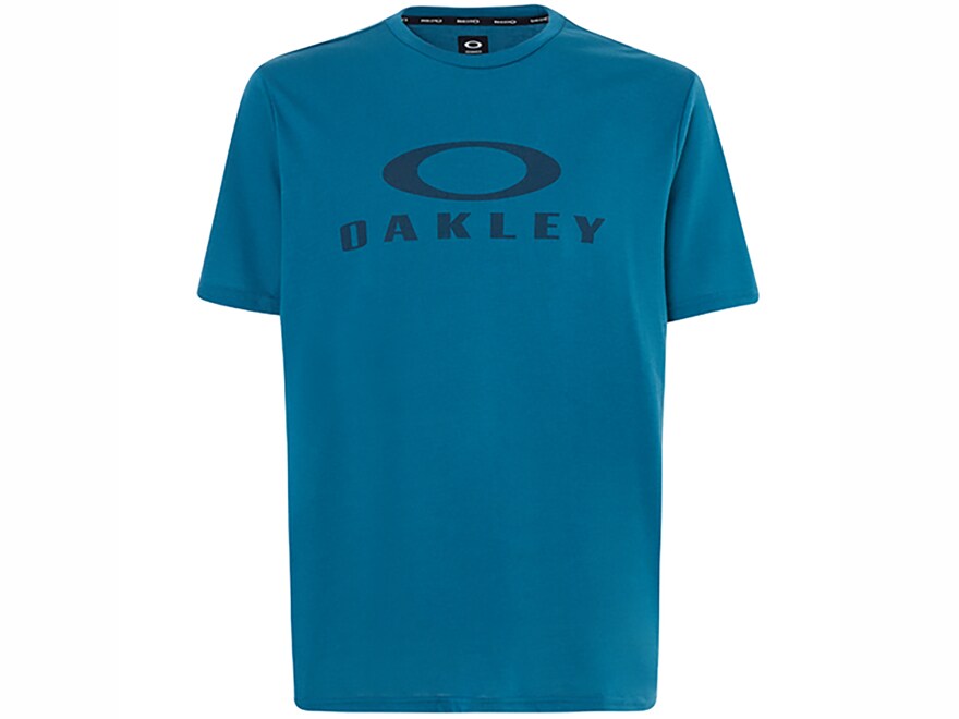 Oakley Men's O Bark Short Sleeve T Shirt Blue Coral XL