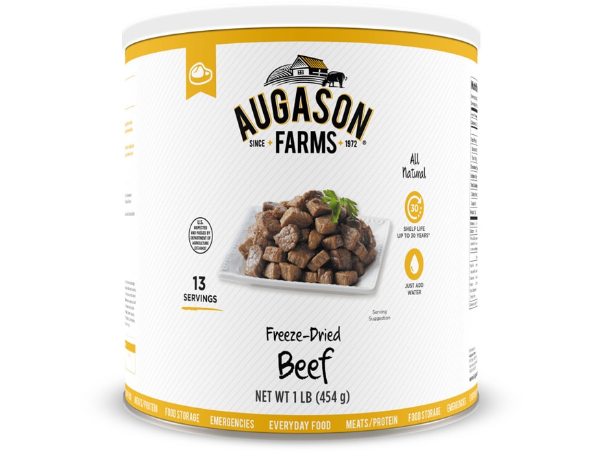 Augason Farms Freeze Dried Beef #10 Can