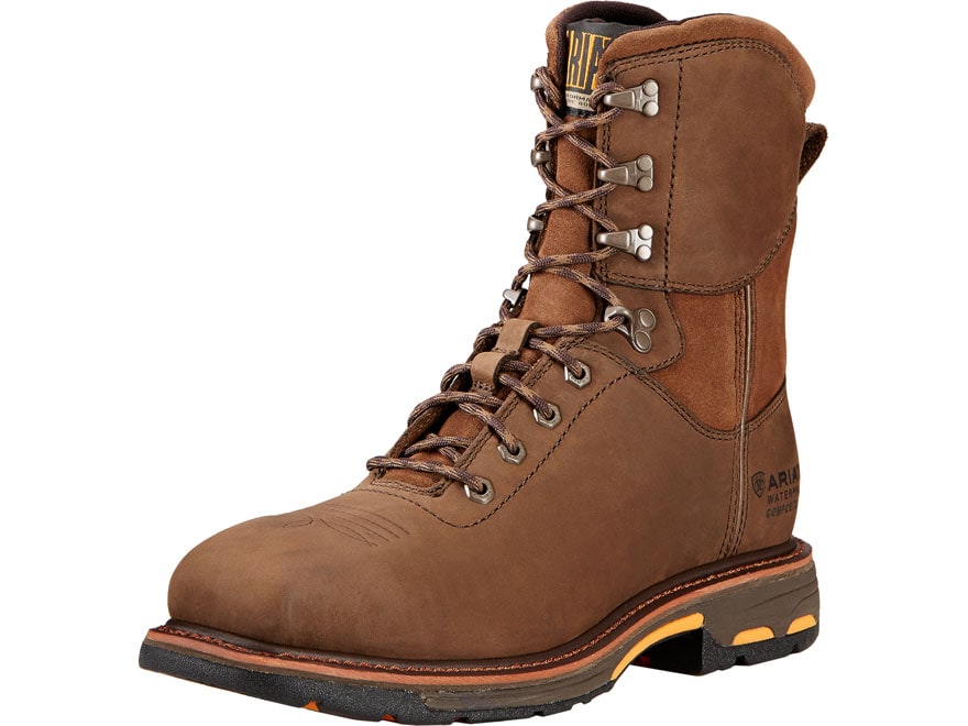 Ariat Workhog 8 Waterproof Square Composite Safety Toe Work Boots