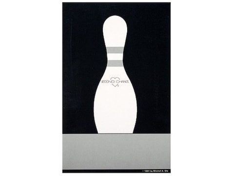 National Target Bowling Pin Practice Target Paper Package of 100