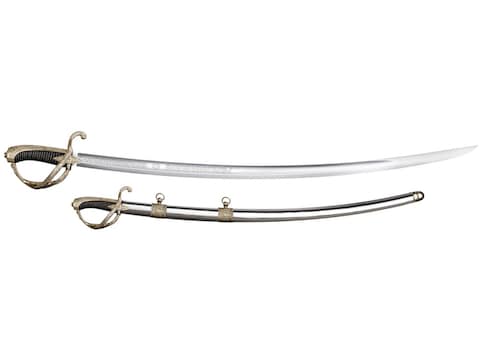 Cold Steel 1815 French Officer’s Saber Sword 32" Clip Point 1055 Carbon Satin Blade Lea...