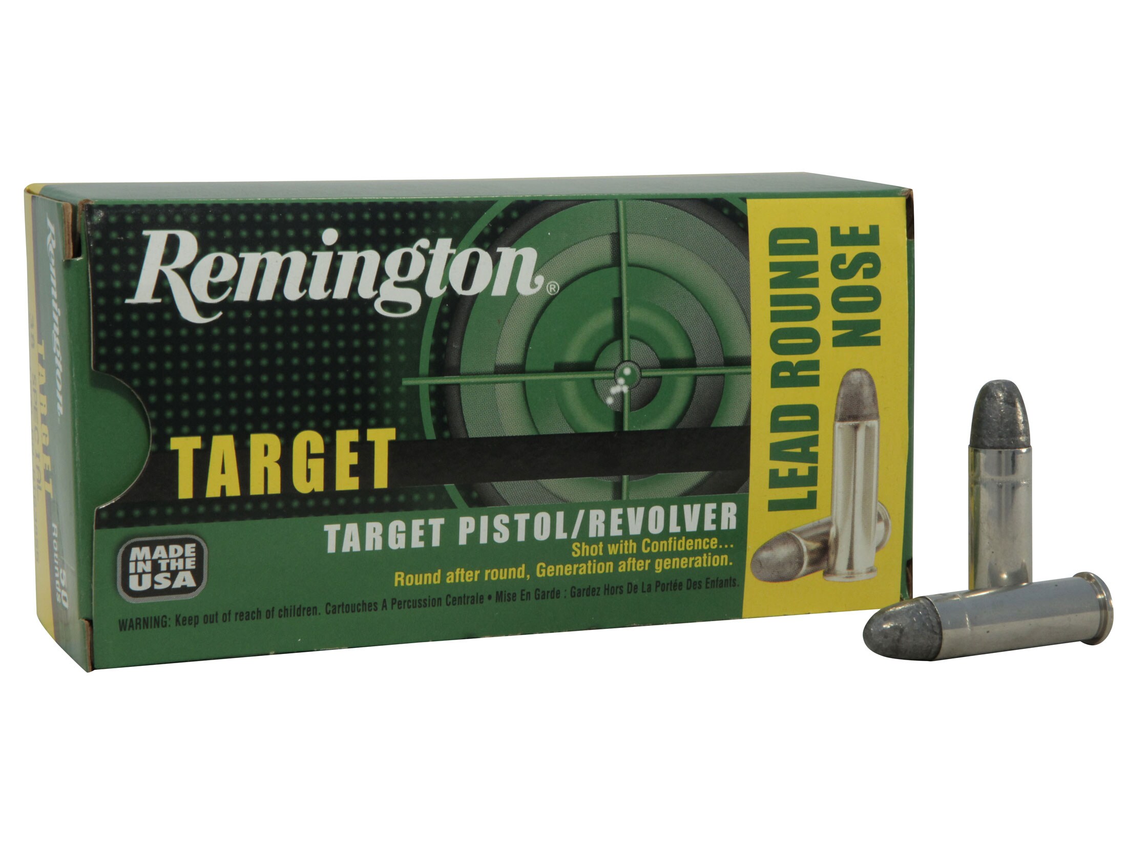 Remington Target 38 Special Ammo 158 Grain Round Nose Box of 50