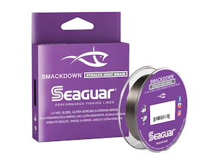 Seaguar Smackdown Braided Fishing Line 40lb 150yd Stealth Gray