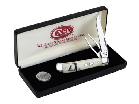 Case Golfer's Mini Trapper Folding Knife 2.7" Clip Point Stainless Steel Blade with Div...