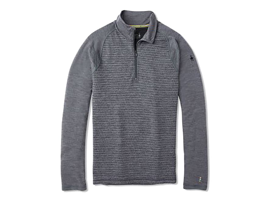 Smartwool Men's Merino 250 Base Layer Pattern Quarter Zip Long Sleeve