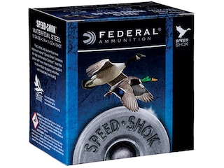 Federal Speed-Shok Ammunition 20 Gauge 3" 7/8 oz #1 Non-Toxic Steel Shot Box of 25