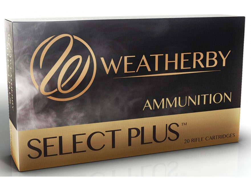 Weatherby Select Plus Ammo 375 Weatherby Mag 300 Grain Nosler