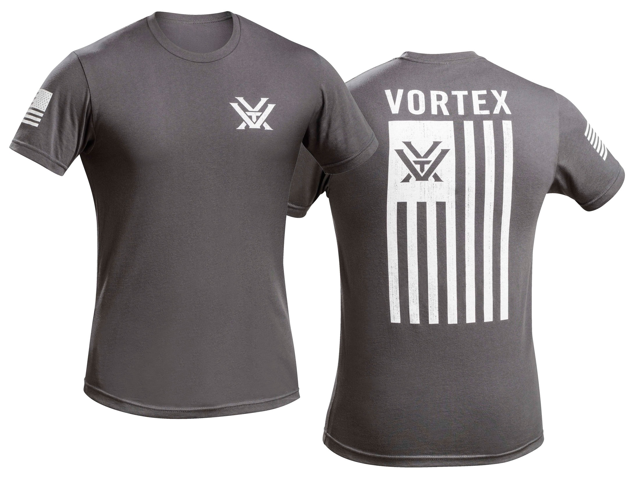 Vortex Optics Patriot TShirt Short Sleeve Gray Cotton XL