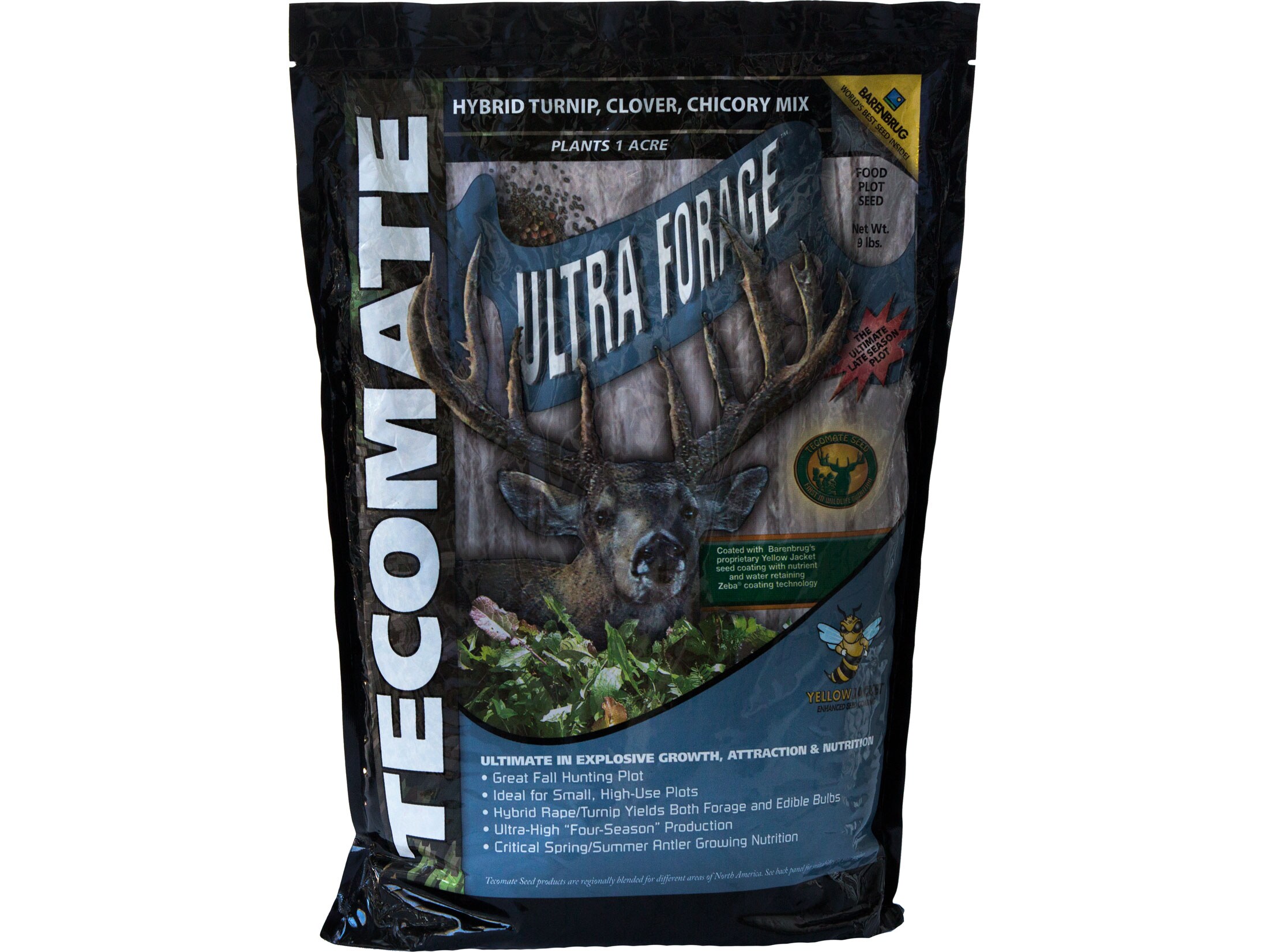 Tecomate Ultra Forage Annual Food Plot Seed 9 lb