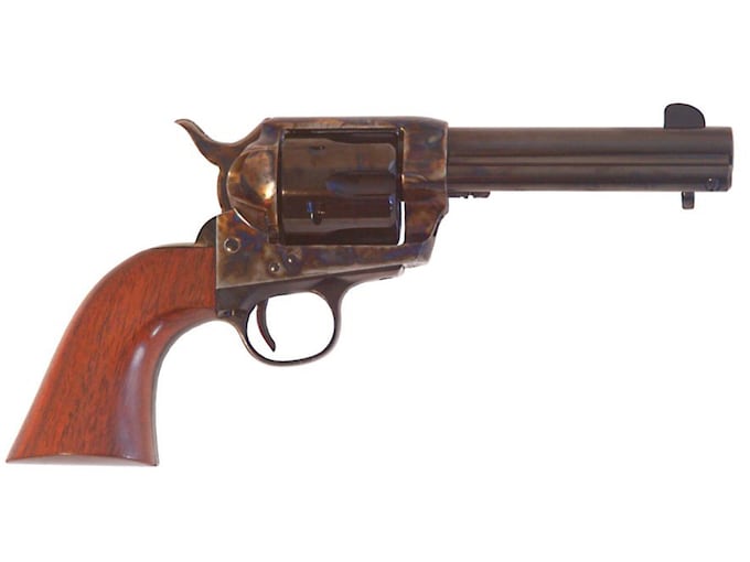 Cimarron Firearms Frontier Old Model 45 Colt (Long Colt) Revolver 4.75″ Blued Barrel 6 Round Walnut Grip