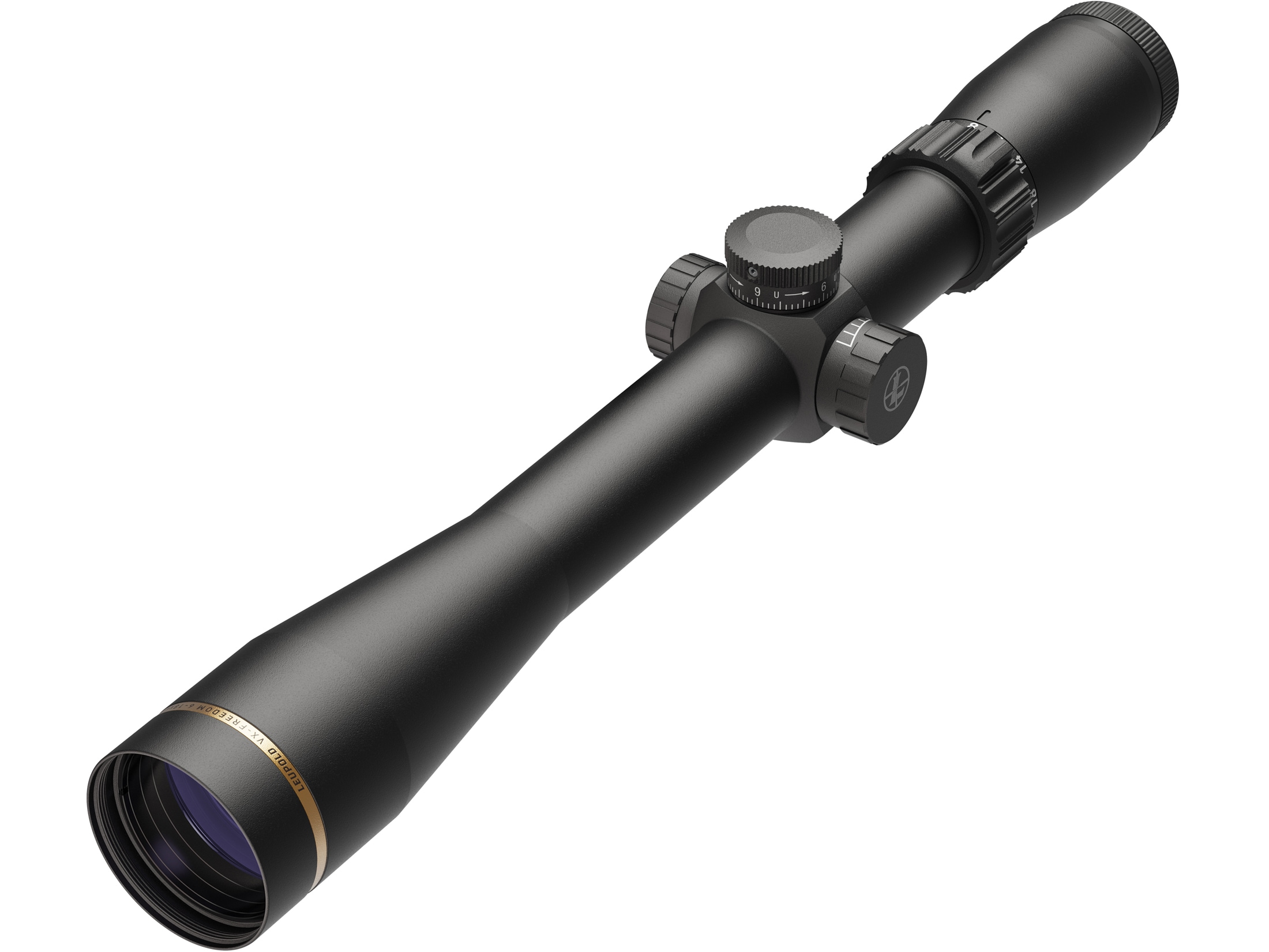 Leupold Factory Blemished VX-Freedom Rifle Scope 30mm Tube 6-18x 40mm Side Focus Custom Dial System (CDS) Tri-MOA Reticle Matte
