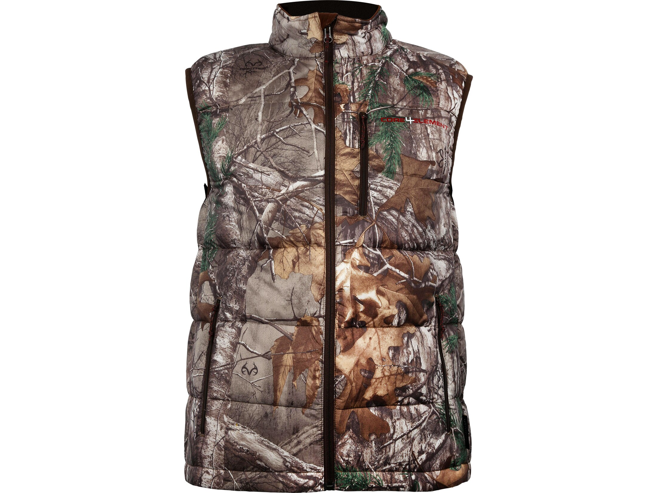 Core4Element Men's Elevation Down Insulated Vest Polyester Realtree