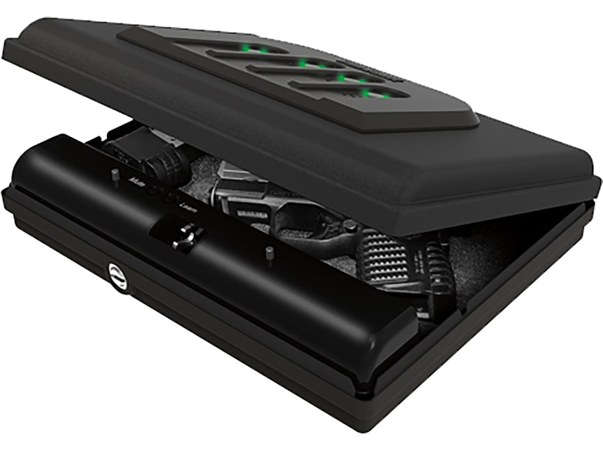 GunVault Standard MicroVault Pistol Safe Electronic Lock Black
