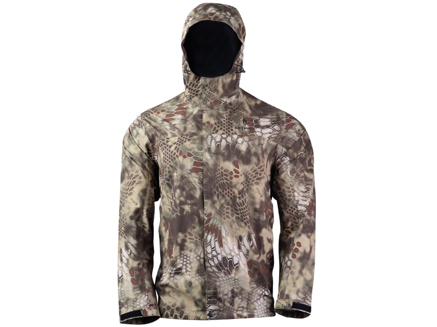 Kryptek Men's Jupiter Waterproof Packable Rain Jacket Polyester