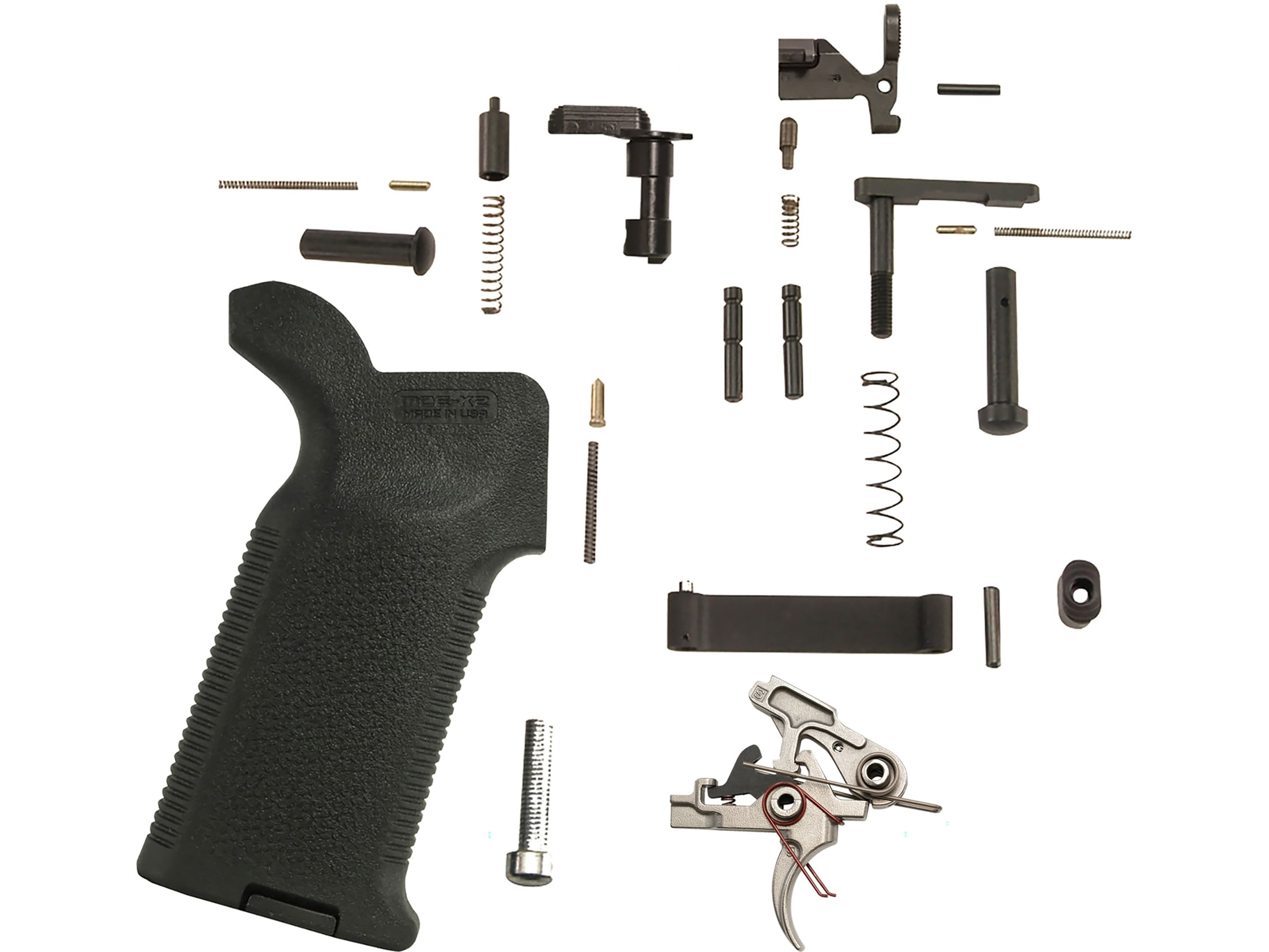 Ar-Stoner Complete Enhanced Lower Parts Kit Magpul Moe K2 Grip Black