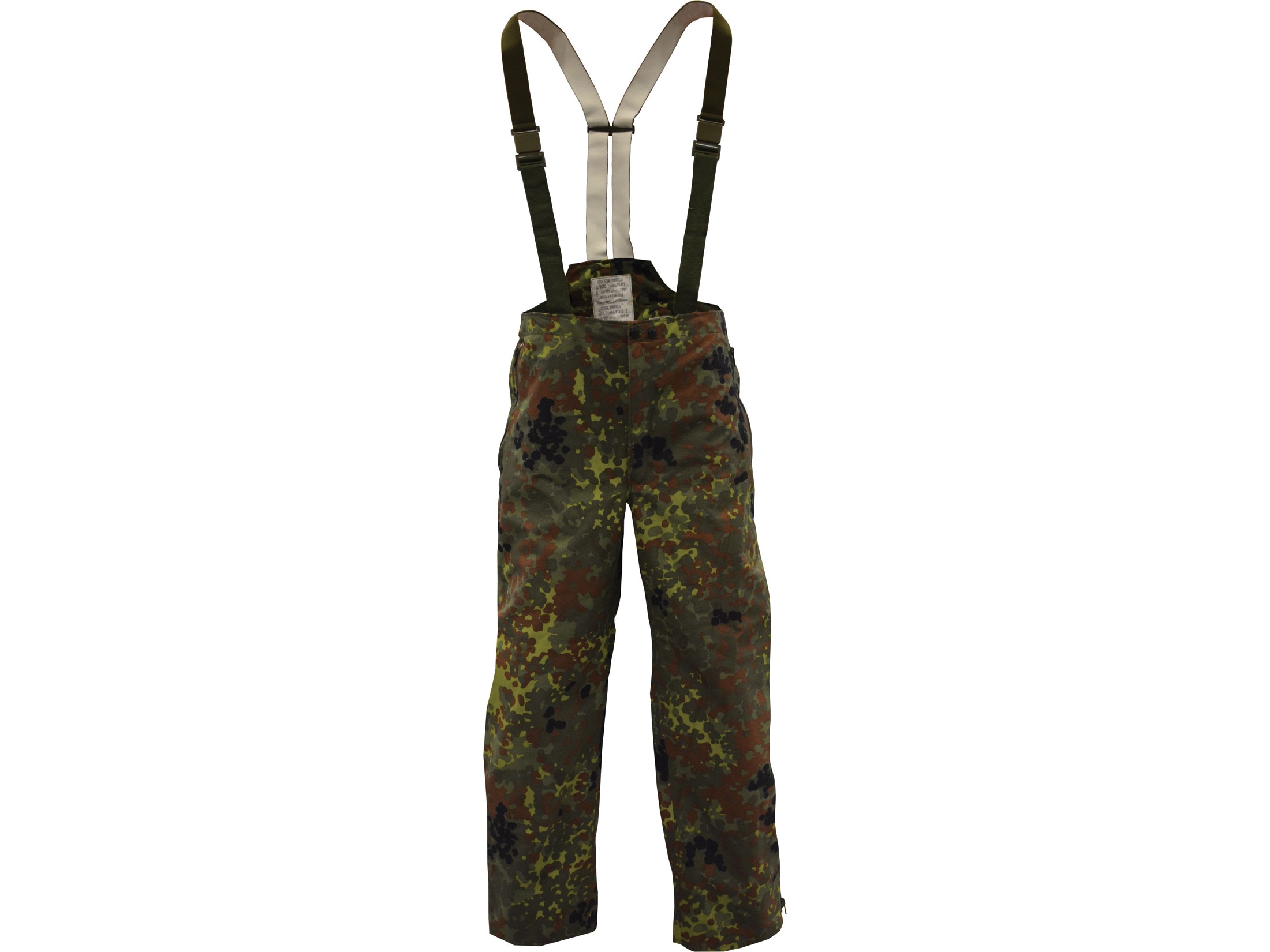 Military Surplus German Wet Weather Pants Grade 1 Flecktarn Camo Large
