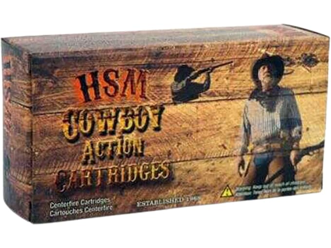 HSM Cowboy Action 30-30 Winchester Ammo 165 Grain Flat Nose Box of 20