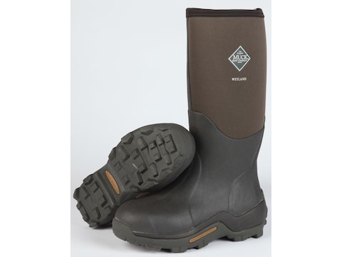 Muck Wetland 16.5" Hunting Boots Rubber/Nylon Bark Men's